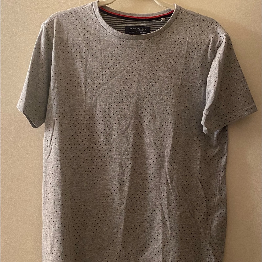 Denim & Flower Ricky Singh T-Shirt Size S Gray